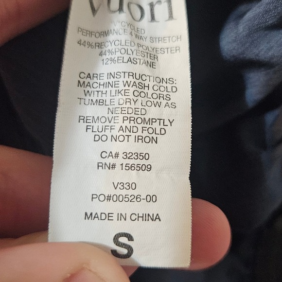 Vuori Banks Shorts Mens Small Blue 7" Unlined V Stretch Athleisure Gym V330 - Picture 4 of 6